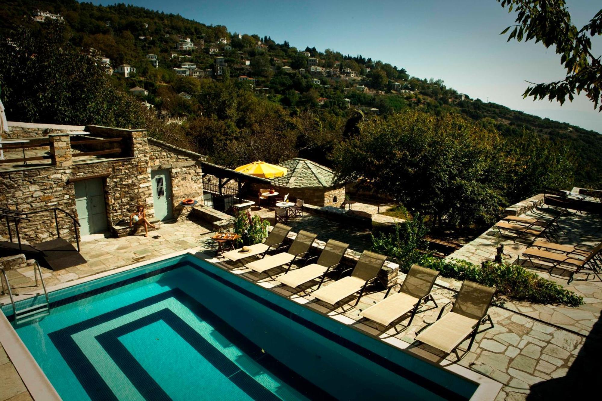 Archontiko Stathopoulou Hotell Ayios Yeoryios Nileias Exteriör bild